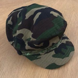 Army and Sequin Cap